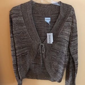 Chico’s cardigan with tie detail